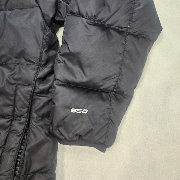The North Face 550 Down Jacket Boys M 10/12 Black Puffer - Picture 2 of 9